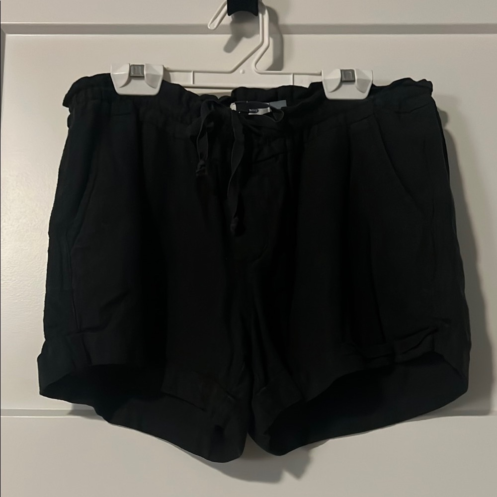 Old Navy Black High Waist Shorts with Drawstring